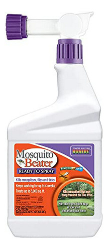Repelente Insectos 32 Oz, Extermina Mosquitos, Moscas Y Garr