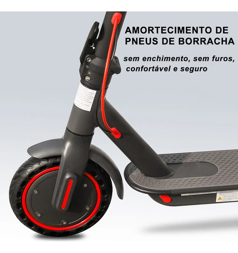 Patinete Elétrico Scooter Teesra Dobravel 500w Alcance 25km