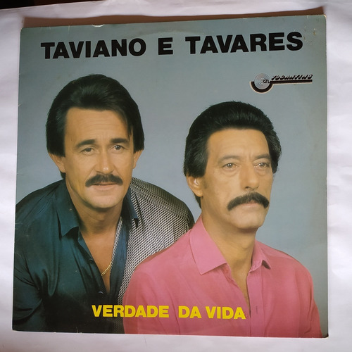 Lp Taviano E Tavares / Verdade Da Vida / 1986