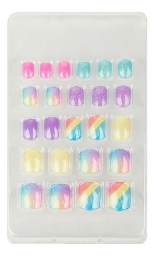 Uñas Postizas Decoradas Para Niñas Bys Mini Me