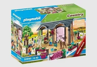 Playmobil Country Promopack Aula De Equitação Estábulo 70995