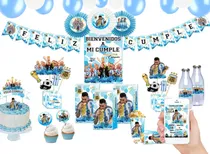 Comprar Kit Cumpleaños Imprimible Argentina Campeón Editable