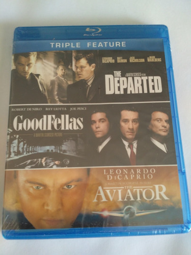 Martin Scorsese Triple Feature Blu-ray Nuevo Sellad En Stock