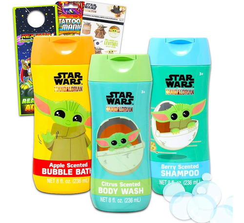 Baby Yoda Bathroom Set Para Niños, Niños Pequeños - 6 Paquet