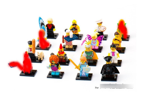 Imagen 1 de 8 de Lego Una Figura Sola Varías Series Minifiguras Sobre Cerrado