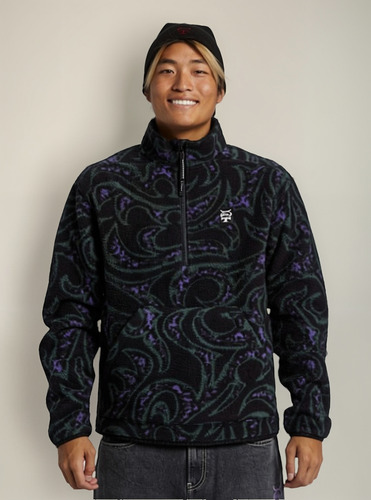 Buzo Canguro Quiksilver Mercury Sherpa