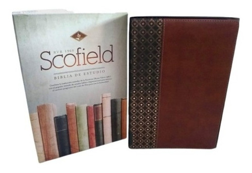 Biblia De Estudio Scofield Rvr60 Tapa Simil Piel Dos Tonos