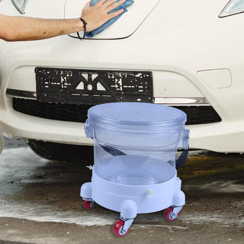 Cubo Para Lavado De Autos Con 5 Ruedas Giratorias Con