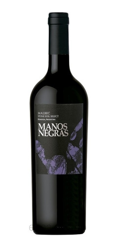 Vino Manos Negras Malbec Stone Soil Select X6 Un.