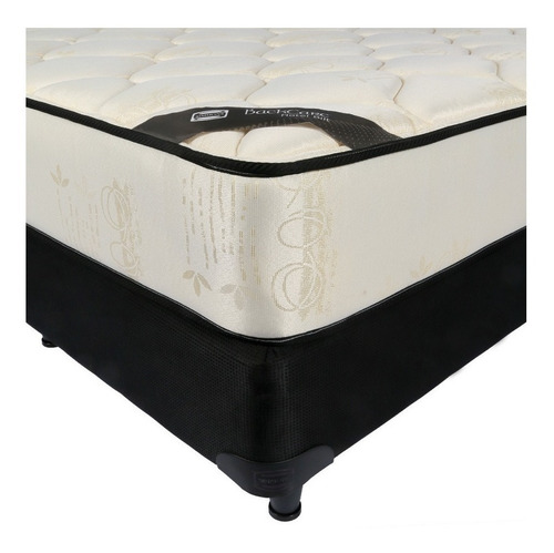 Sommier Simmons BackCare Hotel Bilt 2 plazas de 190cmx140cm negro y blanco