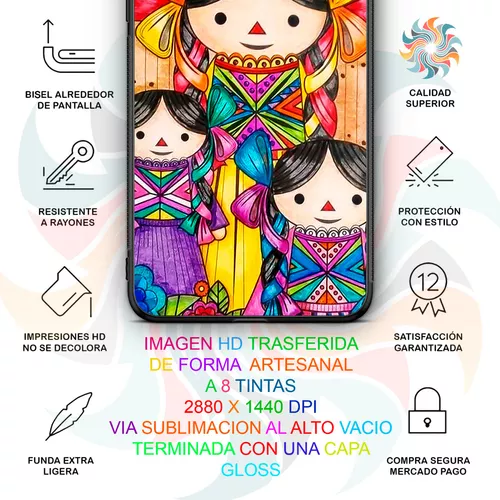 Funda Huawei Mate 10 Lite Lele Muñeca Mexicana Tpu Uso Rudo