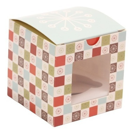 10 Cajas De Regalos Para Mini Ponquecito Cupcake Vintage