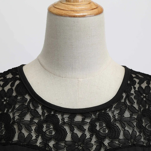 Vestido De Festa De Formatura De Renda Sem Mangas