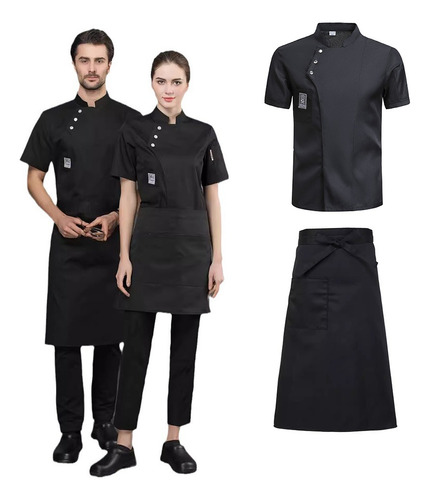 Chef Filipino Uniforme Transpirable Y Resistente+mandil