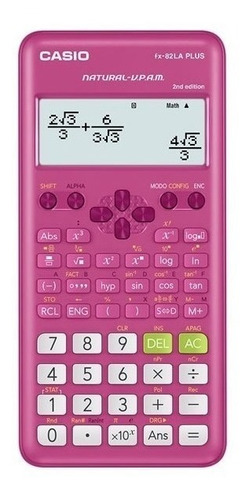 Calculadora científica Casio FX-82LA Plus -2 color rosa