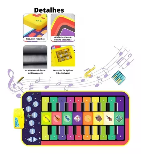 música piano,música infantil com teclado chão | jogo toque música para casa  para meninos e meninas com mais 3 anos Jiahua