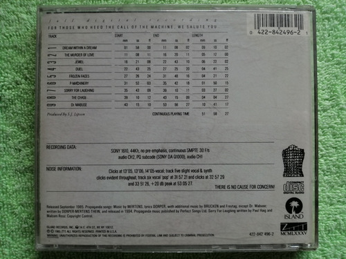 Eam Cd Propaganda A Secret Wish 1985 Su Album Debut New Wave