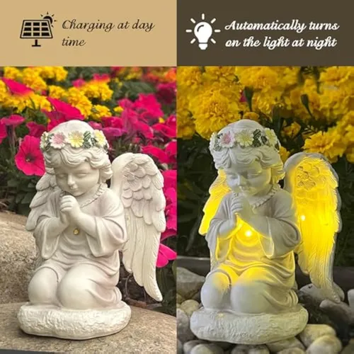 Estatuas Solares De Ángel Para Jardín, Esculturas