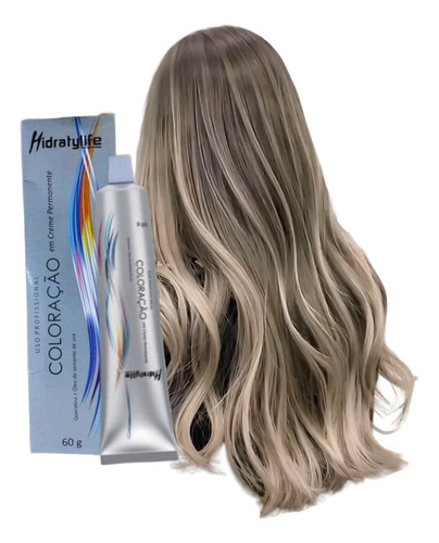 Tinta 9.1 Loiro Muito Claro Acinzentado Tintura Profissional Tom N 9.1 Loiro Muito Claro Acinzentado