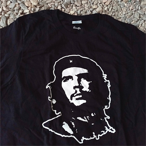 Imagen 2 de 3 de Remera Estampada Che Guevara -serigrafía