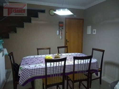 Imagem 2 de 12 de Cobertura Com 3 Dormitórios À Venda, 75 M² Por R$ 480.000,00 - Vila Pires - Santo André/sp - Co0557
