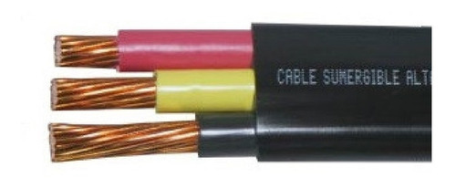 40 Mts De Cable Plano P/ Bomba Sumergible De 3x10 