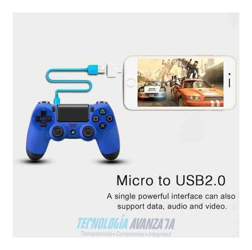 Adaptador Otg Entrada Usb Hembra A V8 Macho Celular, Mandos