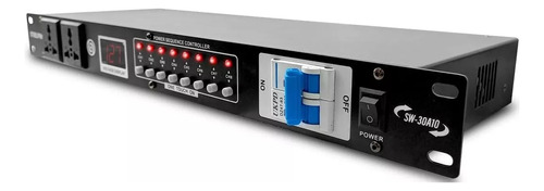 Muticontacto Rack 10 Interruptores Supresor De Picos 30amp