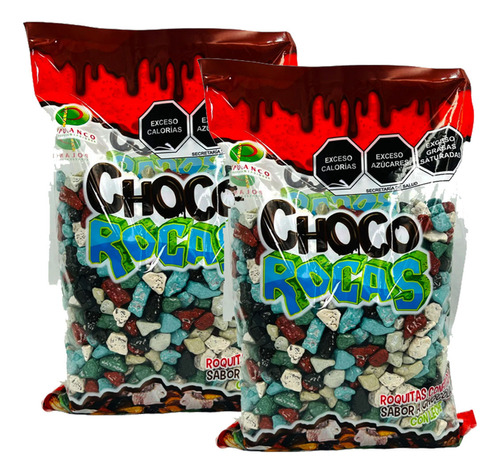 Choco Rocas Chocopiedras Confitados Polanco 2 Kg Premium