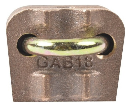 Conector Antivandalico De Varilla 5/8 Cable Calibre 4 A 3/0 Punta Naranja