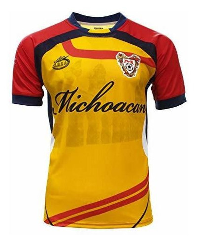 Michoacán México Jersey De Fútbol De Color Amarillo Y Rojo D