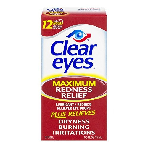 Clear Eyes Max Redness Re Size 5z Ojos Claros Maximum Rednes