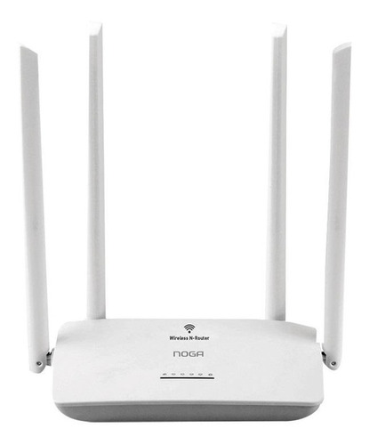 Router Wifi Inalambrico Rompemuros 300mb 4 Antenas Noga Wr08