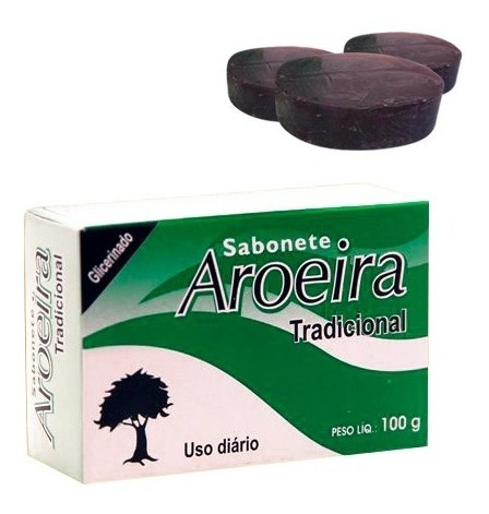 24 Sabonete De Barra Aroeira Tradicional Atacado