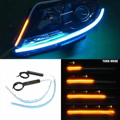 45 Cm Coche Flexible Direccional Secuencial Drl Led Tira 2pc