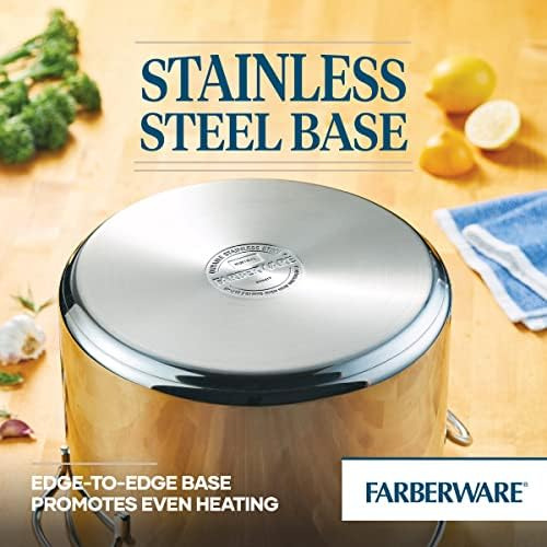 Farberware Classic Stock De Acero Inoxidable Con Tapa - 16 C