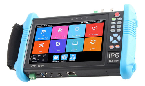 Cámara Video Tester Cctv Ipc 9800plus 4k H.265 De 7 Pulgadas