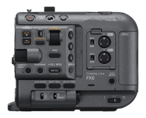 Câmera de vídeo Sony FX6 4K ILME-FX6V NTSC/PAL black