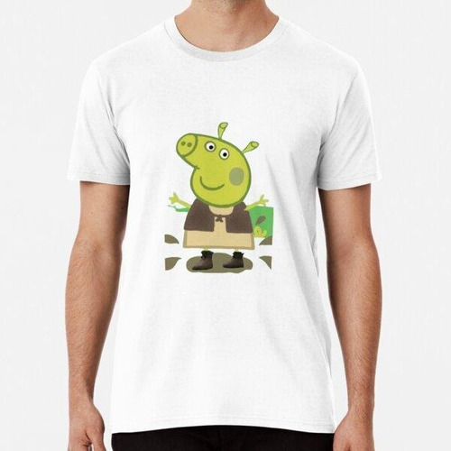 Remera Shrek Meme - Shrek Peppa Algodon Premium 