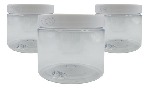Envase Tarro Cosmetico 400 Ml Frasco Pomadero Vacio X 50 Pzs