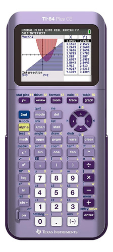 Calculadora Gráficas Texas Instruments Ti-84 Plus Ce Purpura