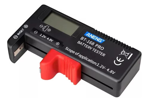 Probador Digital Tester De Baterías De Litio 18650 Aa Aaa 9v