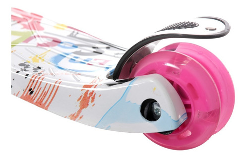 Imagen 8 de 10 de Monopatín Moose Plegable 4 Ruedas Luces Led