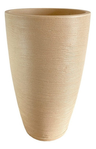 Imagen 7 de 7 de Combo 2 Maceta Plastico Alta Grande Rotomoldeada 65 + Plato