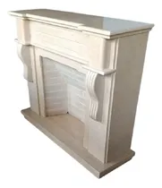 Comprar Hogar De Mármol Beige Colunas Decoradas 113,5x97,5x37cm