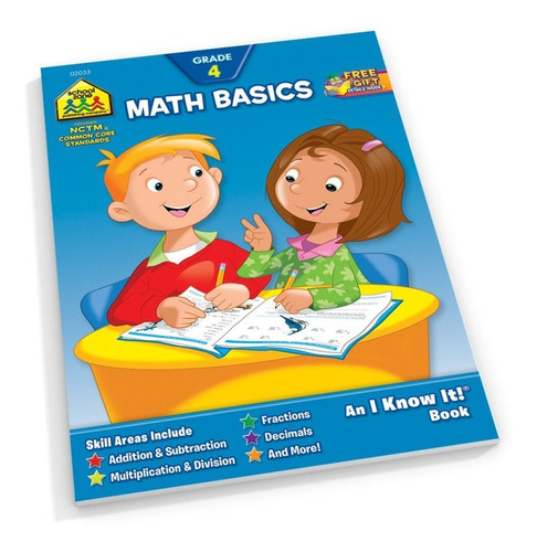 02033  School Zone Grade 4 Math Basics
