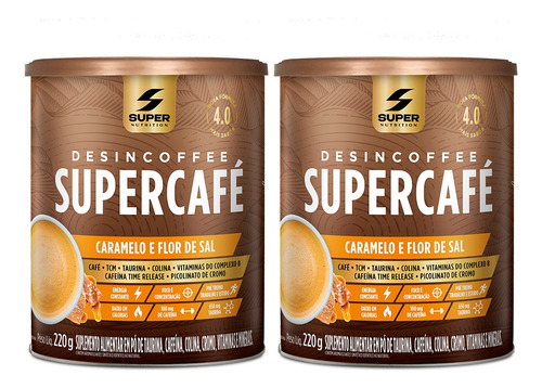 Kit 02 Desincoffee Supercafé Caramelo E Flor De Sal