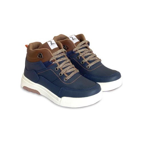 Zapatos Botas Casuales Deportivas Pocholin Snow Azules