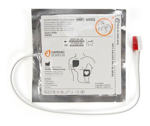 Electrodo Adulto Cardiac Science Powerheart Aed G3 