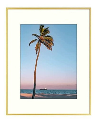 Golden State Art, 11x14 Aluminum Frame With Ivory Mat O67ir